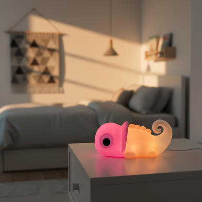 Kameleon natlampe – lifestyle