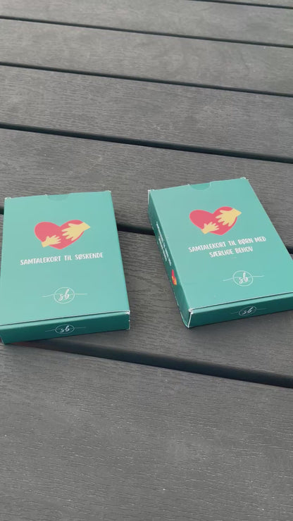 Samtale kort til søskende